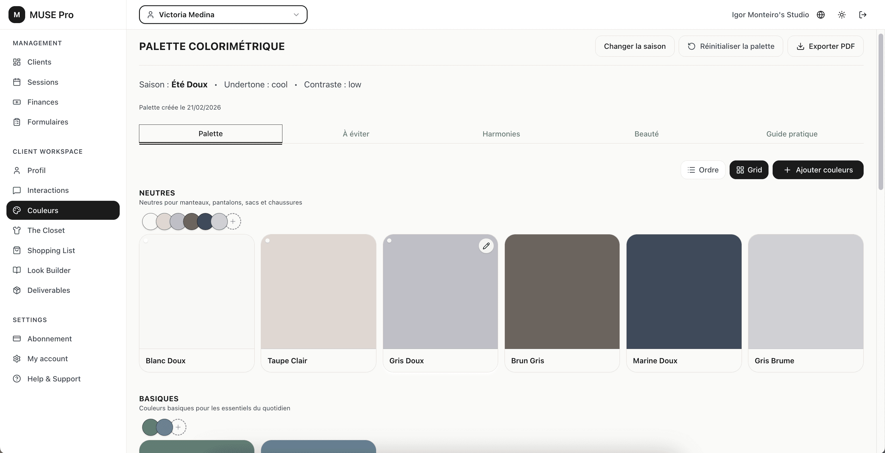 Analyse colorimétrique